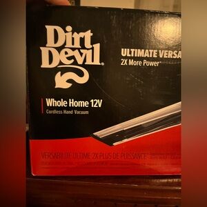 Dirt Devil Cordless Hand Vacuum - Black and Red